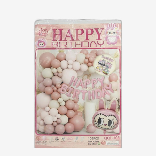 Набор воздушных шаров 109шт для создания фотозоны QQL-105/1404-16