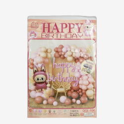 Набор воздушных шаров 116шт для создания фотозоны QQL-104/1404-19