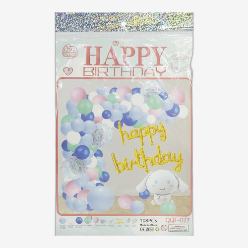 Набор воздушных шаров 108шт для создания фотозоны QQL-027/1404-20