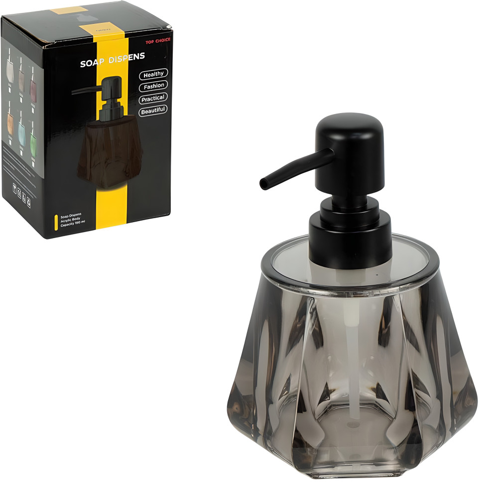 Дозатор для мила 190мл графіт