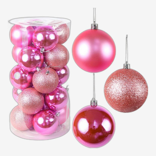 Набор елочных шаров 20шт D8см 