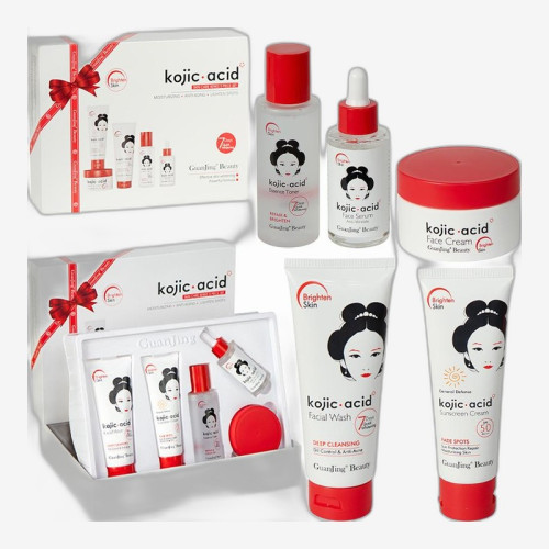 Набор средств по уходу за кожей ( 5 предметов) с койевой кислотой GJ7169-1