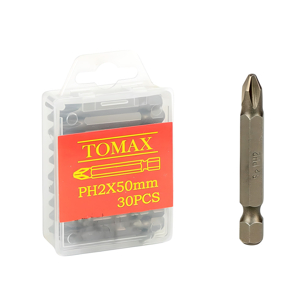 Набор двусторонних бит PH2 50 мм 30 шт