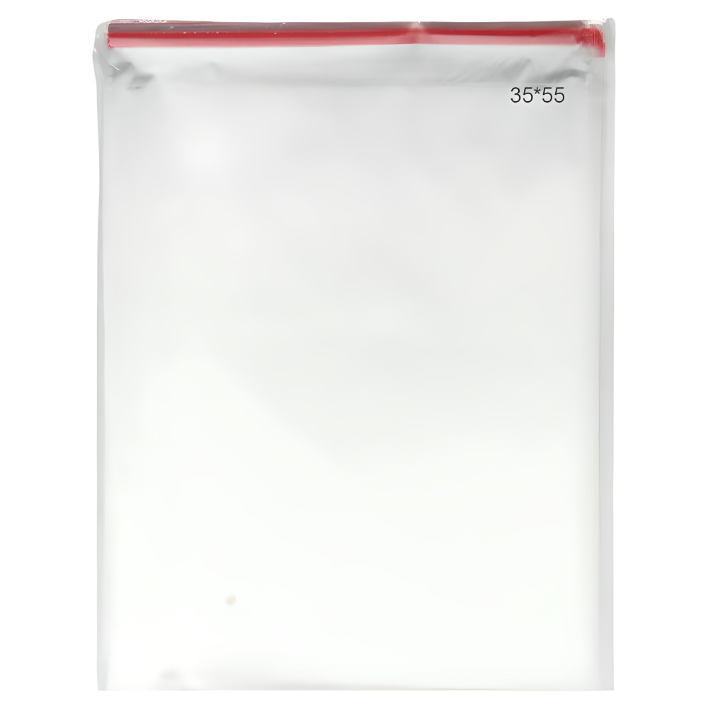 Пакет пакувальний 100 шт 35×55 см з клейкою стрічкою