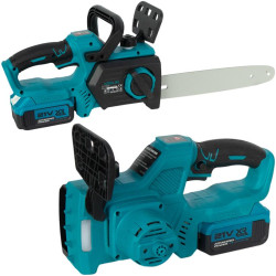 Аккумуляторная цепная пила 21V с шиной 12″, бесщеточный двигатель (ASR764/CS-28)