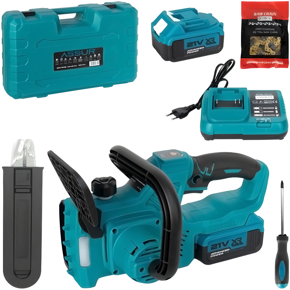 Ланцюгова пила 21V шина 12″ безщітковий