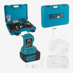 Аккумуляторный PP термоплавкий аппарат 21V, 2 аккумулятора 3000 mAh, набор в кейсе (ASR915)