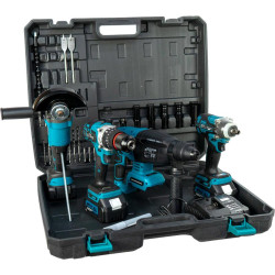 Аккумуляторный набор инструментов 4-в-1, бесщёточные, 21V (ASR1011)