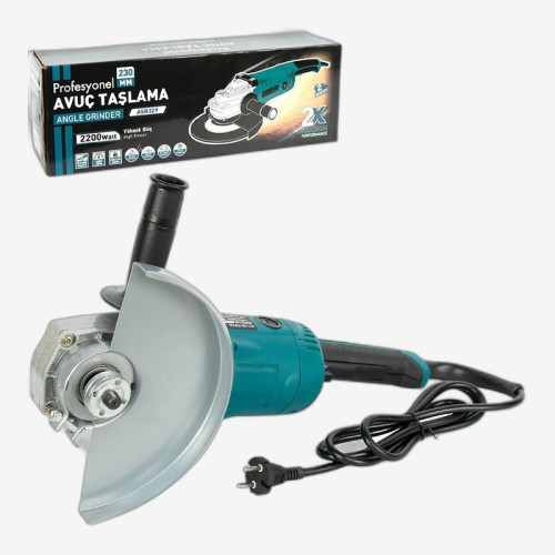 Угловая шлифмашина 230 мм 2200 Вт с высокой мощностью (ASR329)