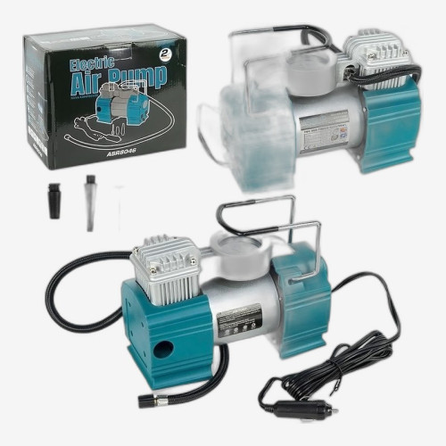 Автомобильный компрессор 12V 35 л/мин с LED-подсветкой (ASR8046)