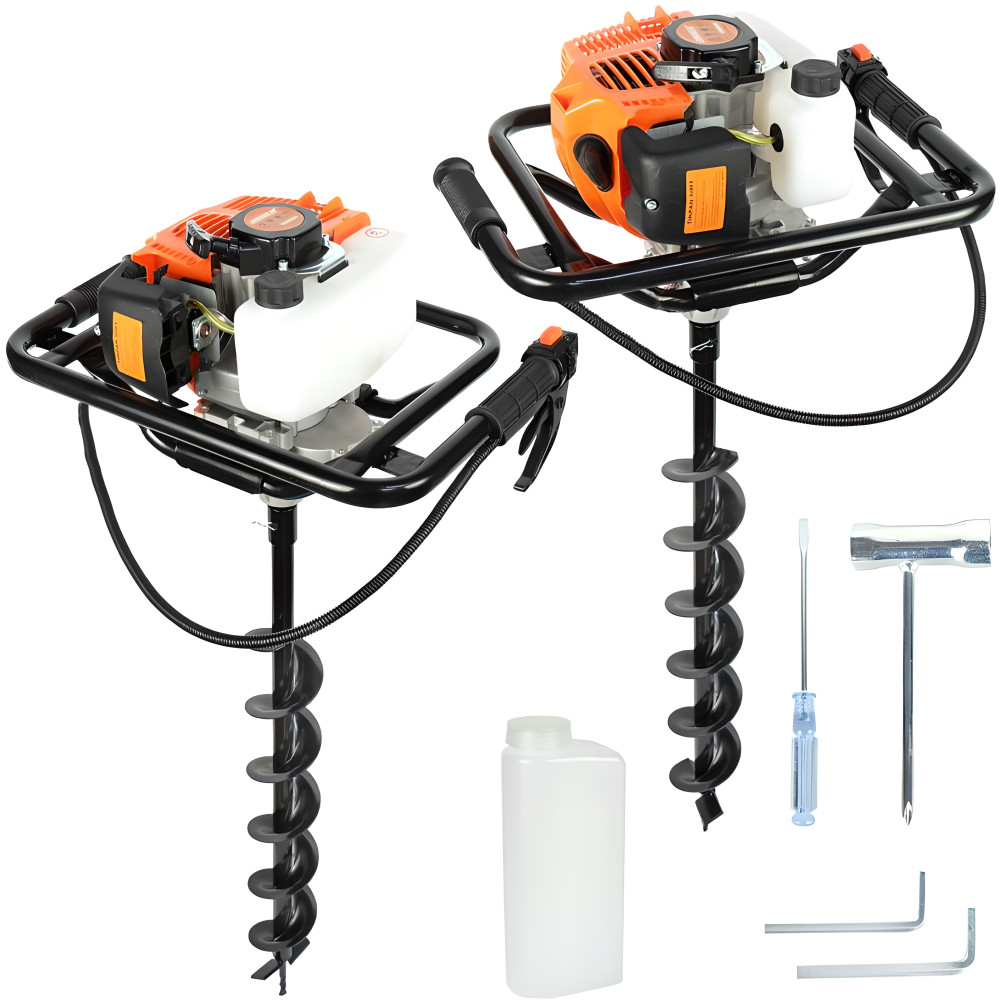 Бензобур ґрунтовий для будівельних та садових робіт