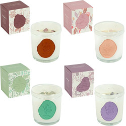 Ароматична свічка 450 г «Crystall» у скляному стакані 9×7,5 см