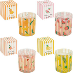 Ароматична свічка 400 г у стакані з кришкою 9×7,5 см