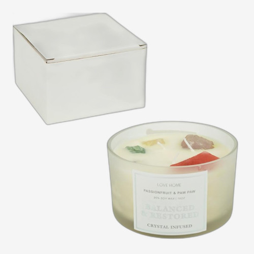 Свеча ароматическая 1100 г в стеклянном стакане 8*12 см MBL21718