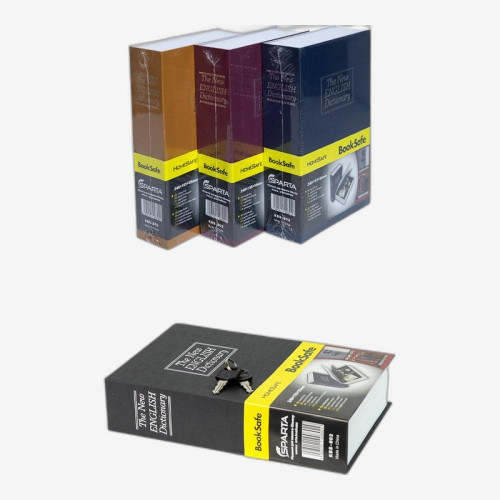 Сейф-книга для хранения с ключом 18х11,5х5,5 см малая KBS-801