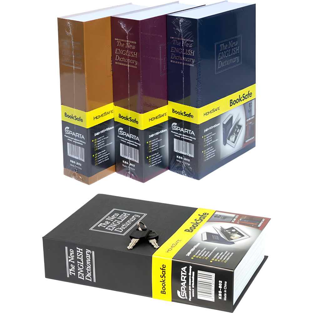 Сейф-книга 26,5×20×6,5 см великий з ключем