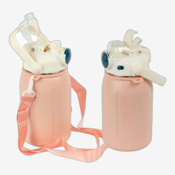 Термос 1000 мл для еды и напитков из нержавеющей стали с ремнем B25-17