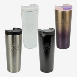 Термостакан 600 мл из нержавеющей стали с откидной крышкой B25-19