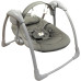 Детский убаюкивающий центр, 3–11 кг, 5 скоростей качания, 7 мелодий, вибрация (Mastela 6599) серый