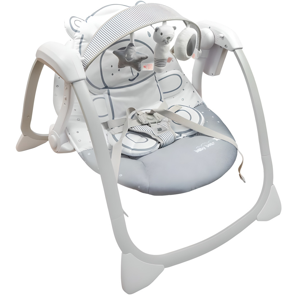 Центр укачивающий Mastela 6513 серый пульт 3-11 кг 5 скоростей