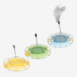 Игрушка для кошек D19см 267г интерактивная с шариками и пружинкой CW-267g