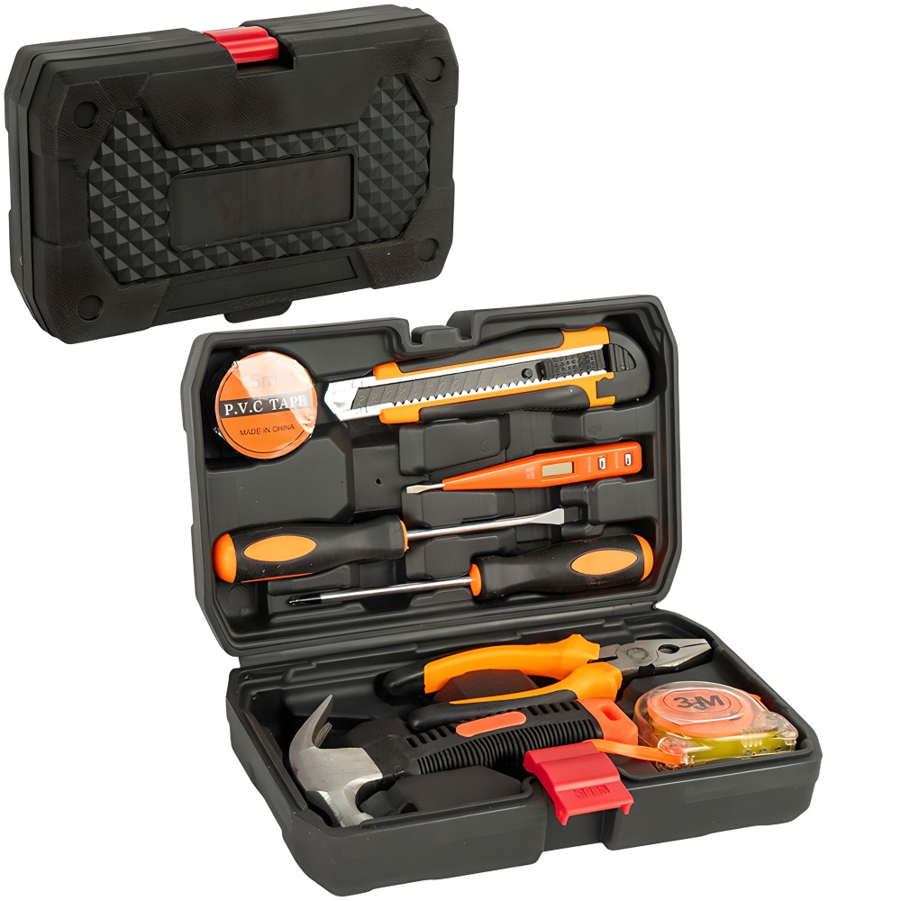 Набір ручних інструментів 8 шт у пластиковому кейсі