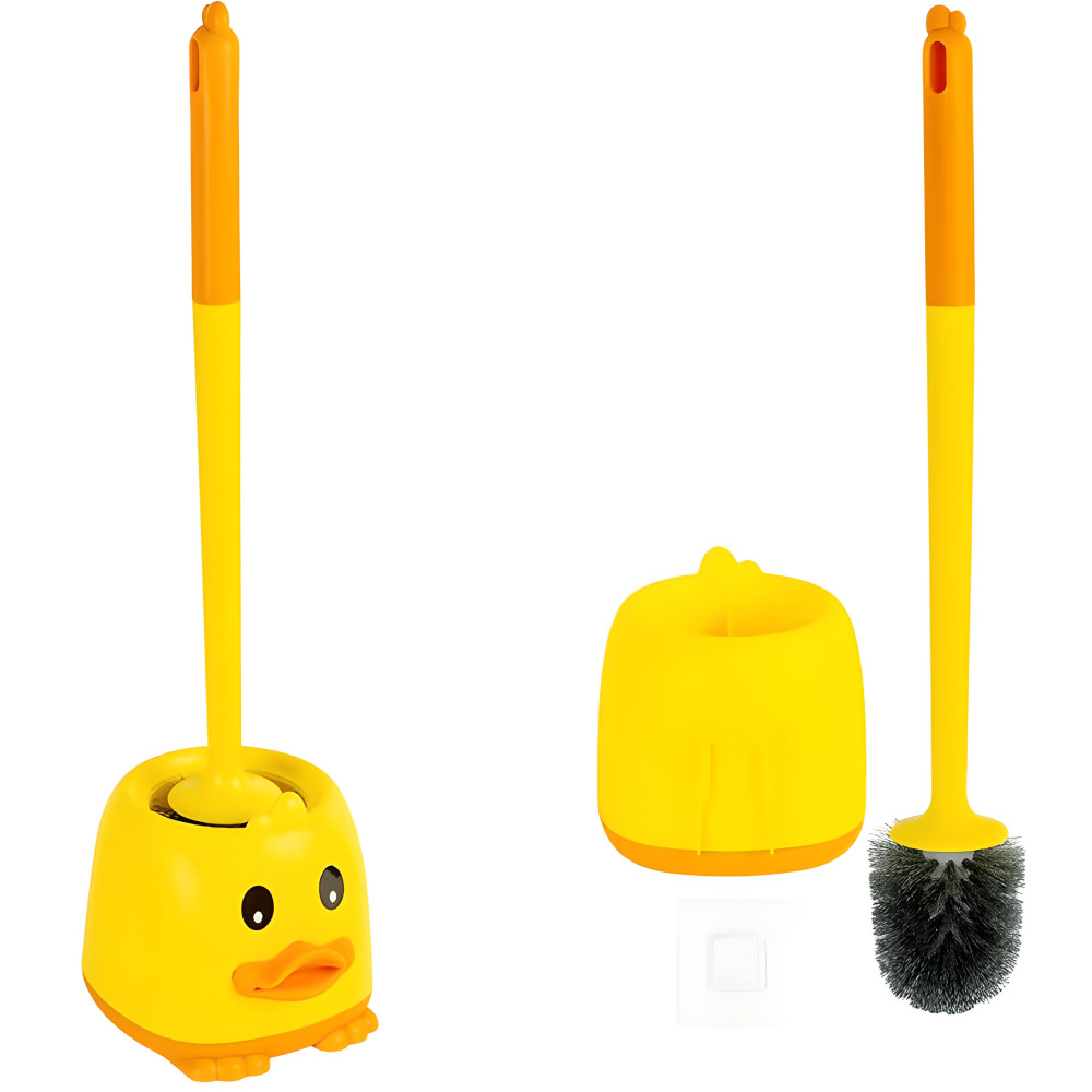 Щітка-йоржик для унітазу з підставкою Утенок