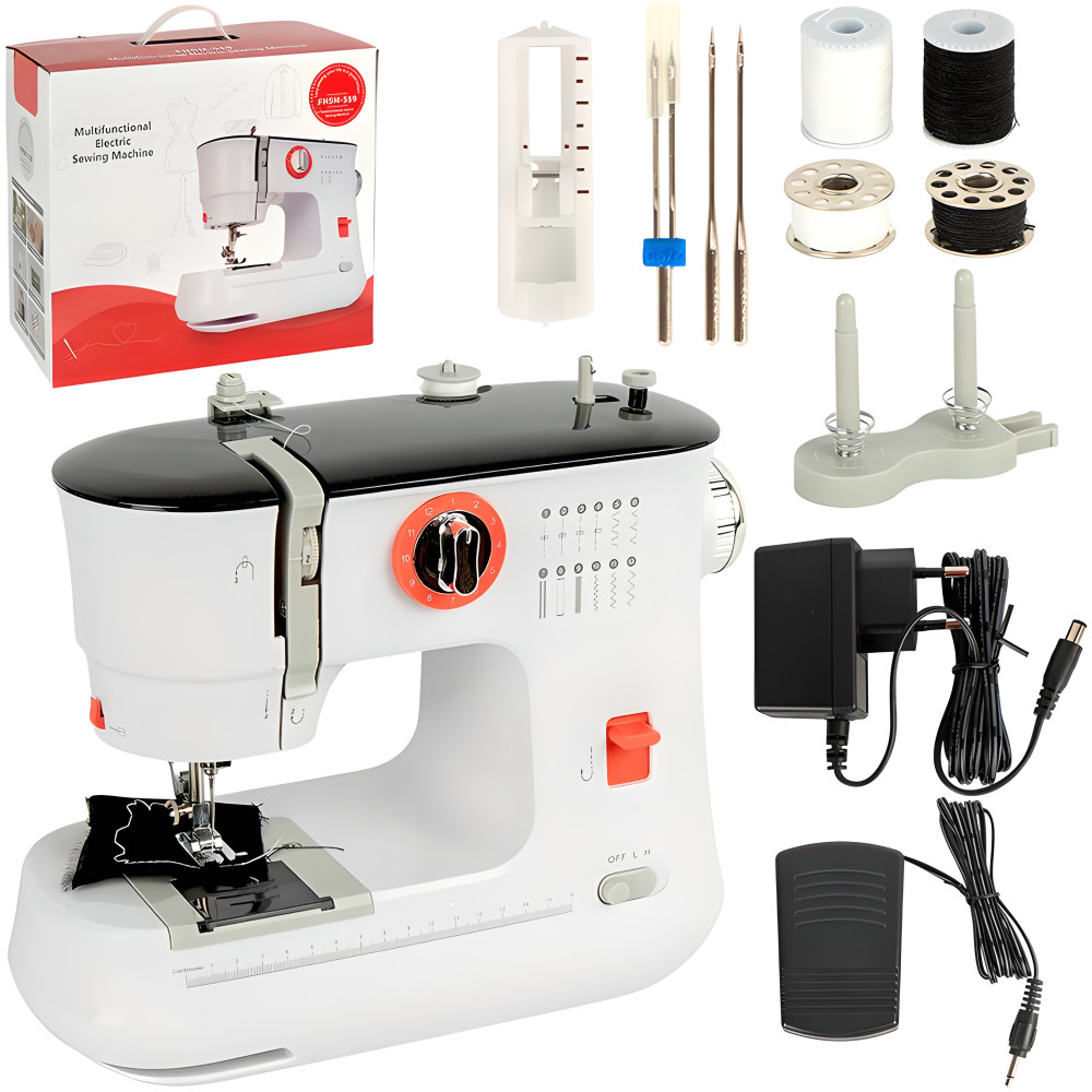 Швейна машина електрична 12 строчок з педаллю FHSM-519