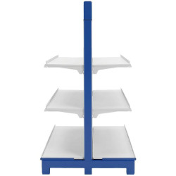 Стеллаж двухсторонний 120*100*165см на 6 полок