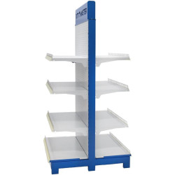 Стеллаж двухсторонний 120*100*180см на 8 полок