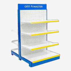 Стеллаж двухсторонний 120*100*180см на 8 полок