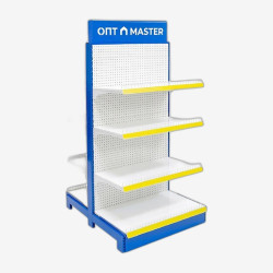 Стеллаж двухсторонний 90*100*165см на 8 полок