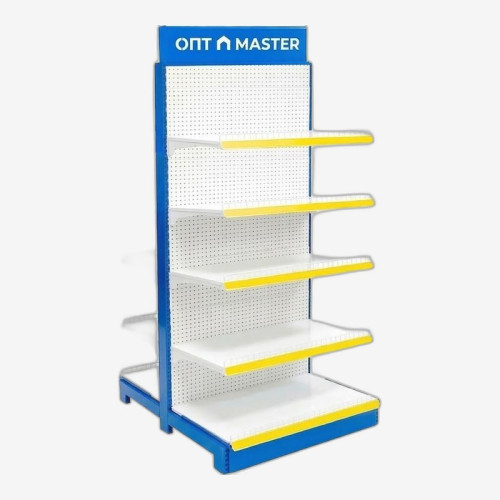 Стеллаж двухсторонний 90*100*180см на 10 полок