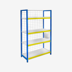 Стеллаж сетка 100*40*165см на 4 полки
