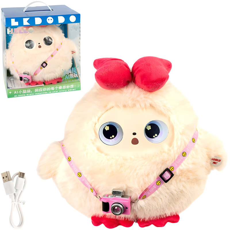 Інтерактивна м'яка іграшка з AI, 27см, Wi-Fi та Bluetooth