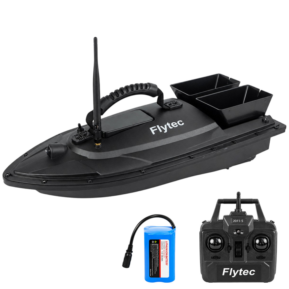 Кораблик для прикормки радіокерований Flytec 57×26 см