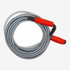 Трос сантехнічний для прочищення труб 5м D8см з ручкою