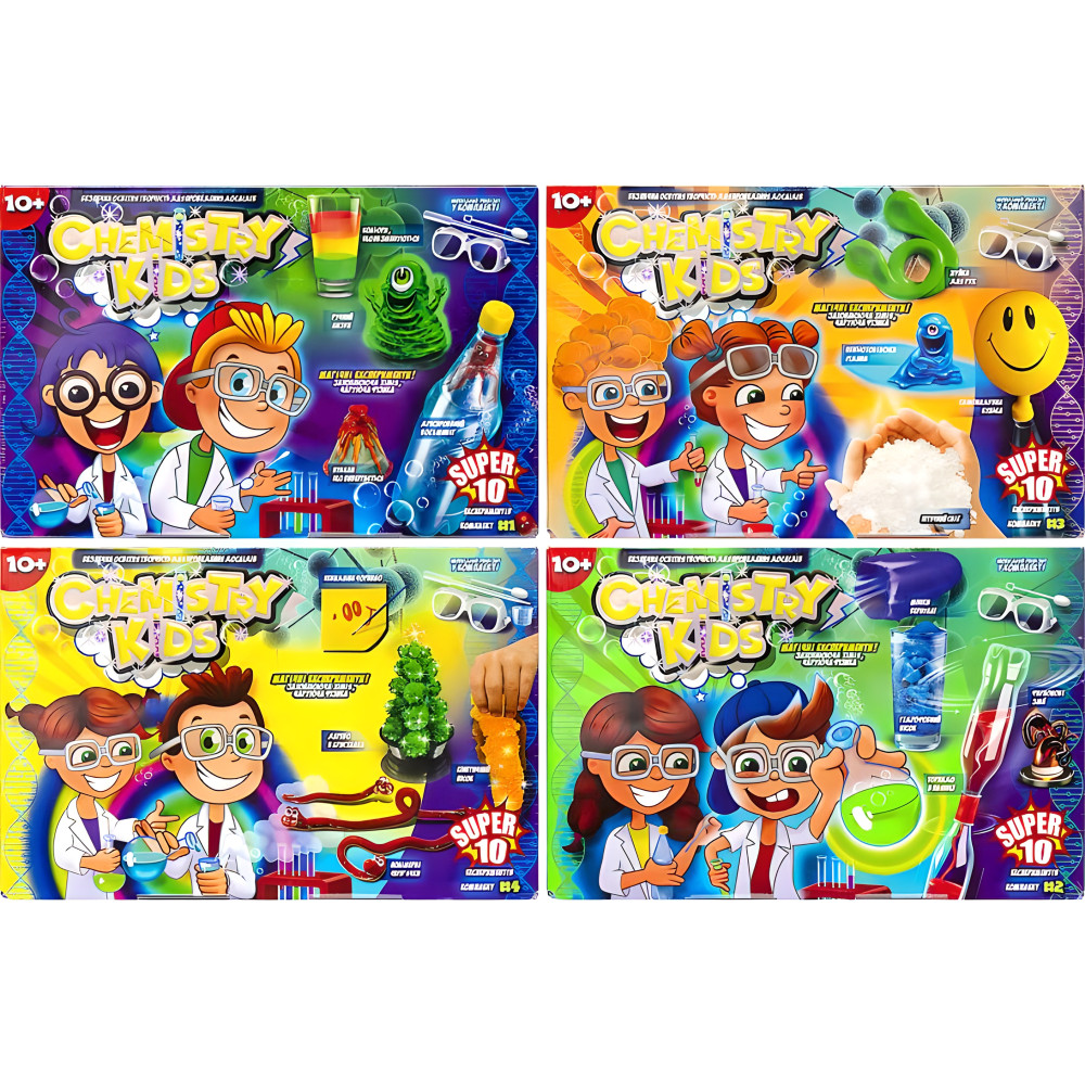 Набор для химических опытов Chemistry Kids укр