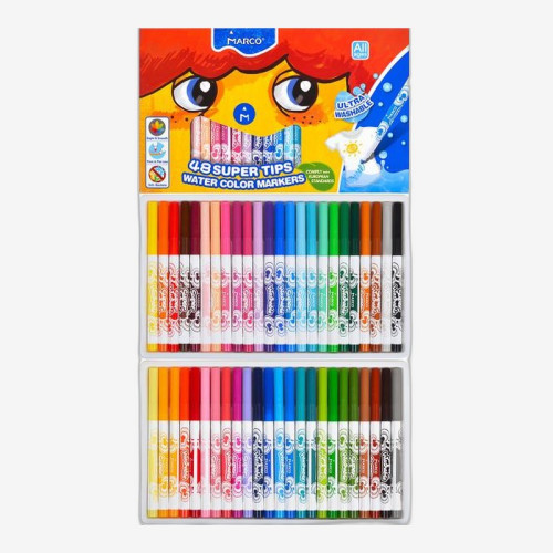 Фломастеры 48 цветов 1630/48CB MARCO