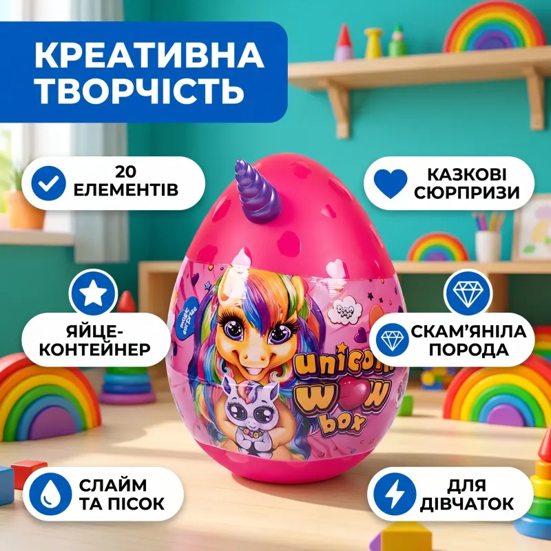 Креативна творчість «Unicorn WOW Box» укр для дома и быта