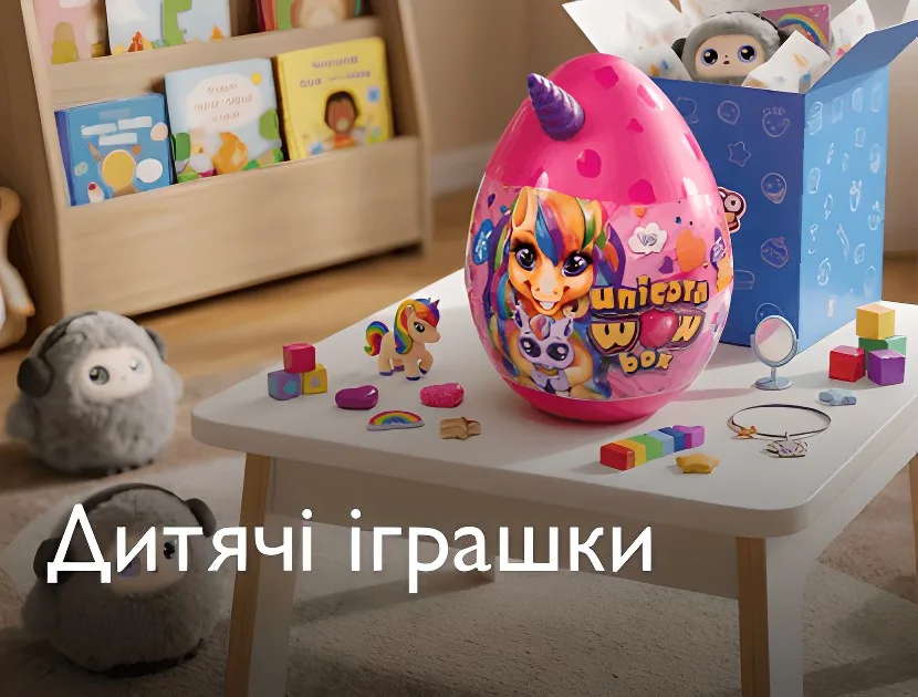 Дитячі іграшки — розвиваємось граючи